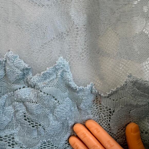 Vtg 2004 Victoria's Secret XS Babydoll Chemise Slip Blue - Picture 8 of 8